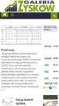 Mobile Screenshot of galeriazyskow.pl